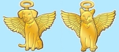 Gold Angel Pins